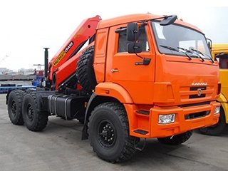 Седельный тягач КАМАЗ-44108 с КМУ Palfinger РК-15500А