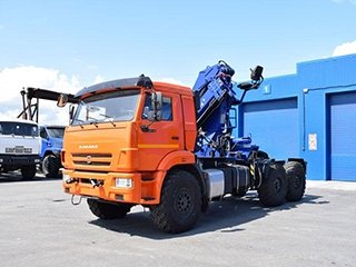 Седельный тягач КАМАЗ 43118-3011-50 с КМУ АНТ 22-2 (034)