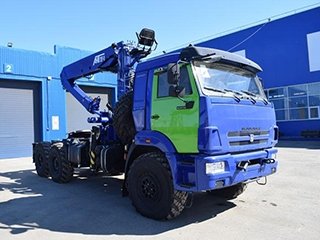 Седельный тягач КАМАЗ 43118-3011-50 с КМУ АНТ 27-1 (30)