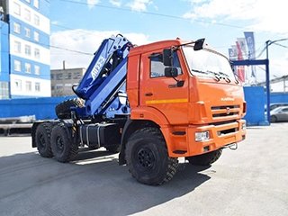 Седельный тягач КАМАЗ 43118-3027-50 с КМУ АНТ 22-2
