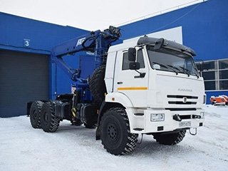Седельный тягач КАМАЗ 43118-3049-50 с КМУ АНТ 27-1