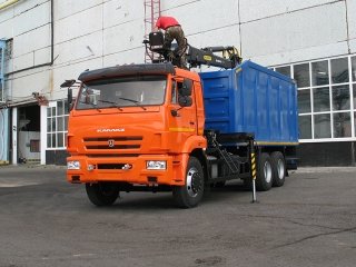 Металловоз КАМАЗ 65115-3094-48 с КМУ VM10L74М