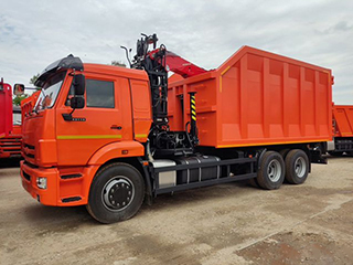 Металловоз КАМАЗ 65115-3094-50 с КМУ VM10L74М, 2023 г.