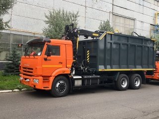 Металловоз КАМАЗ 65115-773962-50 с КМУ VM10L74M