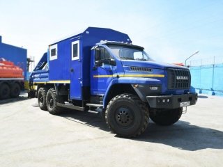 Передвижная мастерская Урал-NEXT 4320-6952-72Е5Г38 с КМУ АНТ 12-2