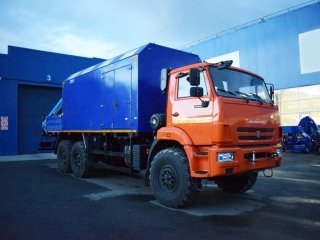 Передвижная мастерская КАМАЗ 43118-3011-50 с КМУ ИМ-95