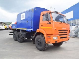 Передвижная мастерская КАМАЗ 43118-3027-50 с КМУ Palfinger PK 8500