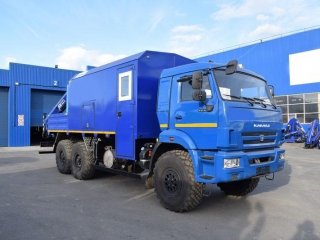 Передвижная мастерская КАМАЗ 43118-3078-76(RR) с КМУ АНТ 8.5-2