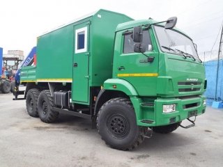 Передвижная мастерская КАМАЗ 43118-3027-50 с КМУ АНТ 12-2