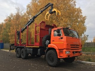 Сортиментовоз КАМАЗ 43118-3027-50 с КМУ VM10L74 (RX 38)