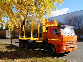 Сортиментовоз КАМАЗ 65115-773962-50 с КМУ VM10L86