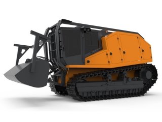 Гусеничный мульчер М832