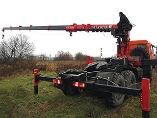 Ямобур Hotomi LS 2656 на шасси КАМАЗ 43118T