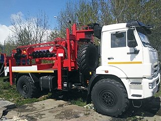 Ямобур Kanglim KDC 5600 на шасси КАМАЗ 43502-3036-66