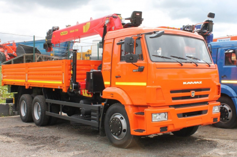 Бортовой автомобиль с КМУ 6590-111023-48 (фото)