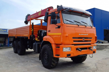 Бортовой автомобиль с КМУ 6591-3806А-48 (фото)