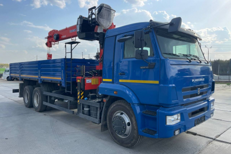 Бортовой автомобиль с КМУ 6590-120921-48 (фото)