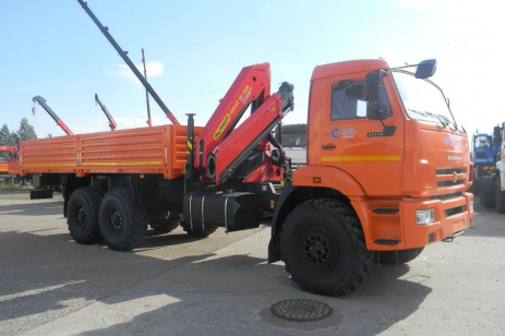 Бортовой автомобиль с КМУ 6591-3356A-48 (фото)