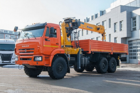 Бортовой автомобиль с КМУ 6591-15046A-48 (фото)