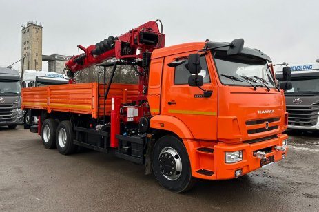 Бортовой автомобиль с КМУ 6590-162223-48 (фото)