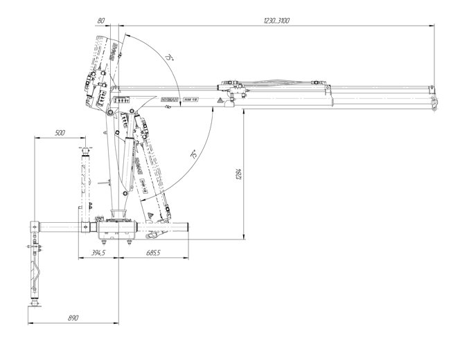 Фото №4: Установка КМУ ИНМАН ИМ 15