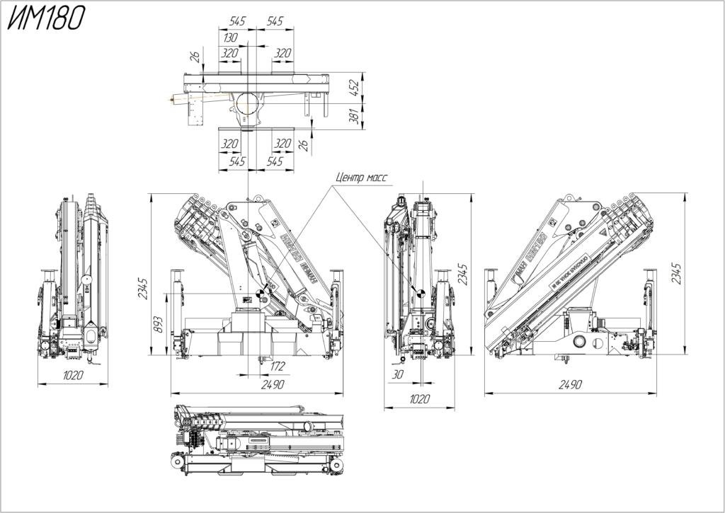 Фото №4: Установка КМУ ИНМАН IM 180