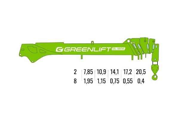 Фото №1: Установка КМУ Greenlift GL-1806