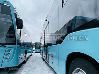 Новые автобусы доставлены в Санкт-Петербург