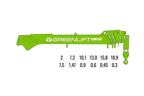 Установка КМУ Greenlift GL-1506 (фото)